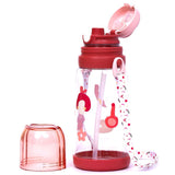Eazy Kids Water Bottle 600ml With straw - Pink
