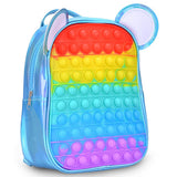 Eazy Kids Rat Pop-it Ears Bag 10Inch - Blue
