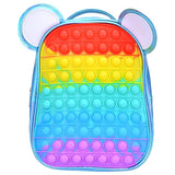 Eazy Kids Rat Pop-it Ears Bag 10Inch - Blue