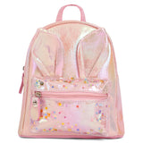 Eazy Kids School Backpack 9Inch - Rabbit Pink