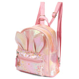 Eazy Kids School Backpack 9Inch - Rabbit Pink