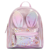 Eazy Kids School Backpack 9Inch - Rabbit Purple