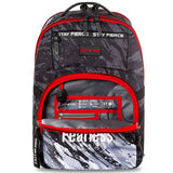Eazy Kids Fast & Fearless 20Inch School Bag With Laptop Compartment - Black