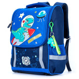 Eazy Kids School Bag Dino in Space 15Inch - Blue