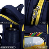 Eazy Kids 18Inch Dino School Bag With Pencil Case -Blue