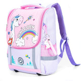Eazy Kids School Bag Unicorn Purple And Pink 15Inch