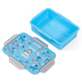 Eazy Kids Shark Lunch Box 850ml - Blue