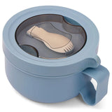 Hydrobrew Lunch Box With Folding Spoon - Blue