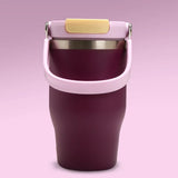 Hydrobrew Vacuum Insulated Tumbler With Handle 500ml - Purple