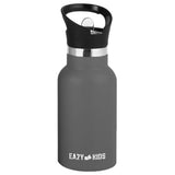 Eazy Kids Stainless Steel Water Bottle 350ml - Grey