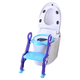 Eazy Kids Step Stool Foldable Potty Trainer Seat - Light Blue