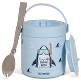 Eazy Kids Super Shark Stainless Steel Insulated Food Jar 350ml - Blue