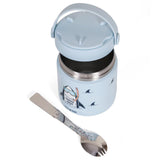 Eazy Kids Super Shark Stainless Steel Insulated Food Jar 350ml - Blue
