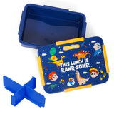 Eazy Kids T-Rex Lunch Box 850ml - Blue