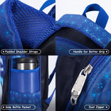 Eazy Kids T-Rex School Bag 13Inch - Blue