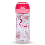 Eazy Kids Tropical Tritan Water Bottle with Spray 420 ml - Pink