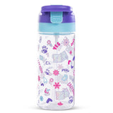 Eazy Kids Tritan Water Bottle With Spray 500ml - Purple