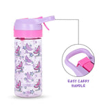Eazy Kids Mermaid Tritan Water Bottle with Spray 420ml - Pink