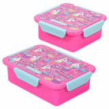 Eazy Kids Unicorn Desert Lunch Box Set - Pink