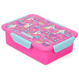 Eazy Kids Unicorn Desert Lunch Box And Tritan Water Bottle With Spray 750ml - Pink