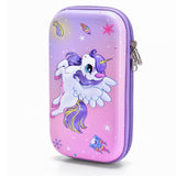 Eazy Kids 3D Unicorn XL Pencil Case-Pink