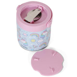 Eazy Kids Unicorn Stainless Steel Insulated Food Jar 350ml - Blue