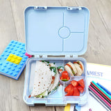 Eazy Kids Unicorn Bento Lunch Box With Sandwich Cutter Set - Blue