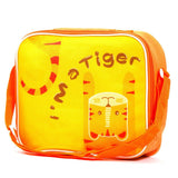 Eazy Kids Tiger Lunch Box And Water Bottle With Bag - Yellow