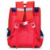 Eazy Kids School Bag Dino in Space 15Inch - Red