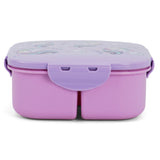 Eazy Kids Square Bento Lunch Box - Unicorn Purple