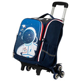 Eazy Kids 16Inch School Bag withTrolley - Blue