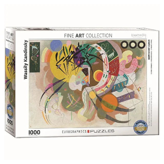 eurographics-dominant-curve-by-wassily-kandinsky-puzzle-1000pcs - 1