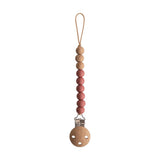 Mushie Pacifier Clips Eva Redwood - Laadlee