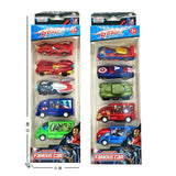Stem Avengers Road Racing Die-Cast Car Set - 5Pcs (Style May Vary)