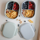 Mushie Lunchbox Sage - Laadlee