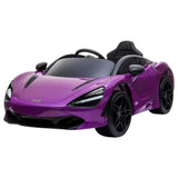 Mclaren Kids Rideon Car 12V - Painted Purple