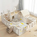 Factual Toys All-in-1 Luxury Kids Playpen With Multiple Activities - Sandal