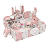 Factual Toys All-in-1 Luxury Kids Playpen With Multiple Activities - Pink