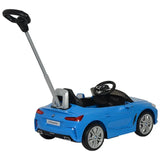 BMW Push Car With Canopy - Blue