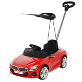 BMW Push Car With Canopy - Red
