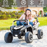 Factual Toys Electric Power Ride On Buggy Utv 24V - White