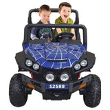 Factual Toys Jeep Spyder Monster 4X4 Ride On Car 12V - Blue