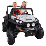Factual Toys Jeep Spyder Monster 4X4 Ride On Car 12V - White