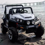 Factual Toys Jeep Spyder Monster 4X4 Ride On Car 12V - White