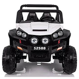 Factual Toys Jeep Spyder Monster 4X4 Ride On Car 12V - White
