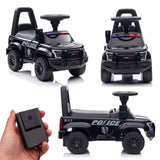 Factual Toys Kids Police Push Car - Black