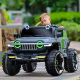 Factual Toys 2 Seater 4X4 Supre Ride On Jeep 12V - Grey