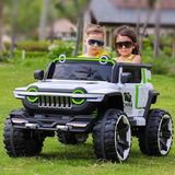 Factual Toys 2 Seater 4X4 Super Ride On Jeep 12V - White