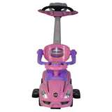 Factual Toys Megacar Canopy Kids 3-in-1 Push Car - Pink