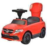 Mercedes-Benz Push Car With Handle - Red